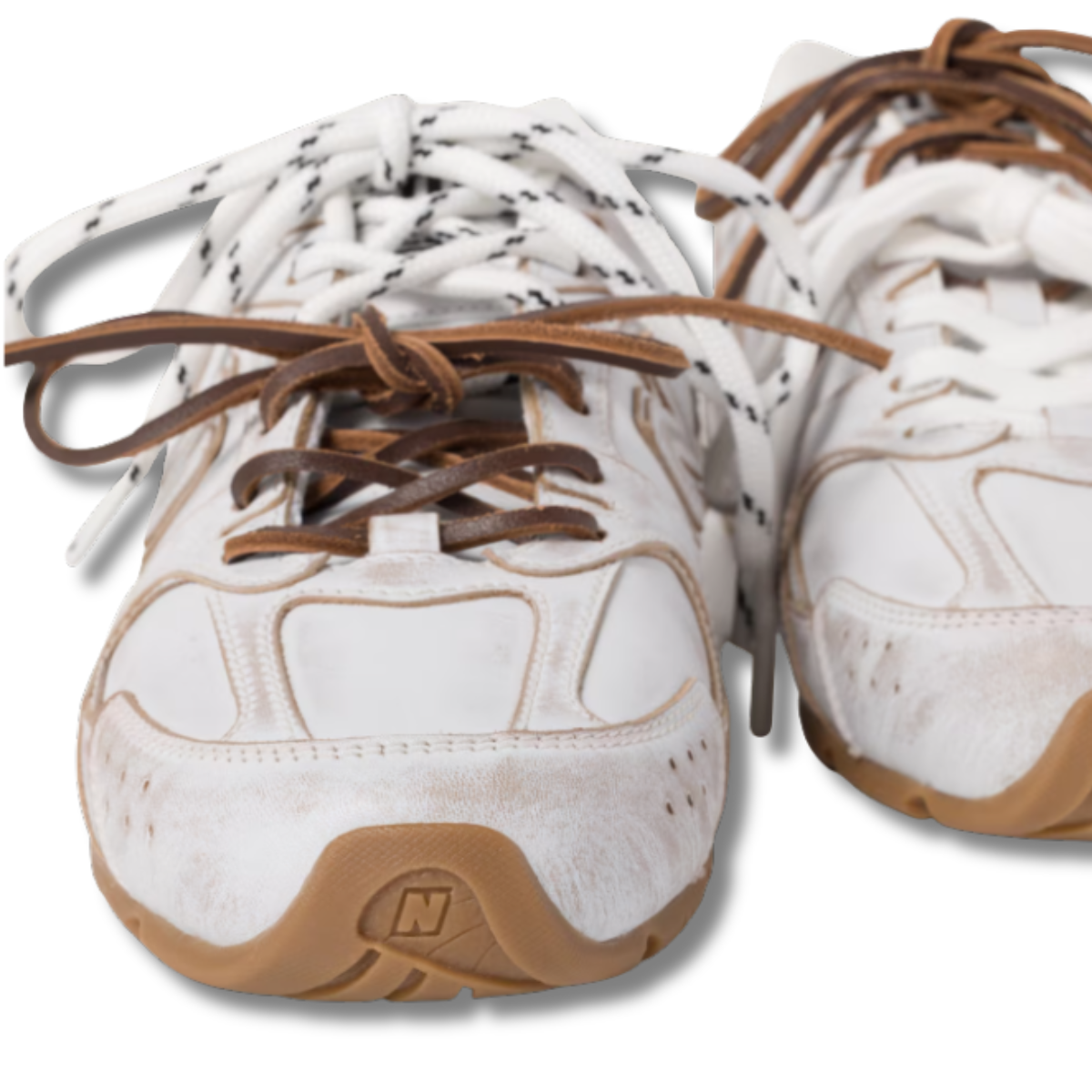 NB x Miu Baskets 530 SL White/Brown Finition