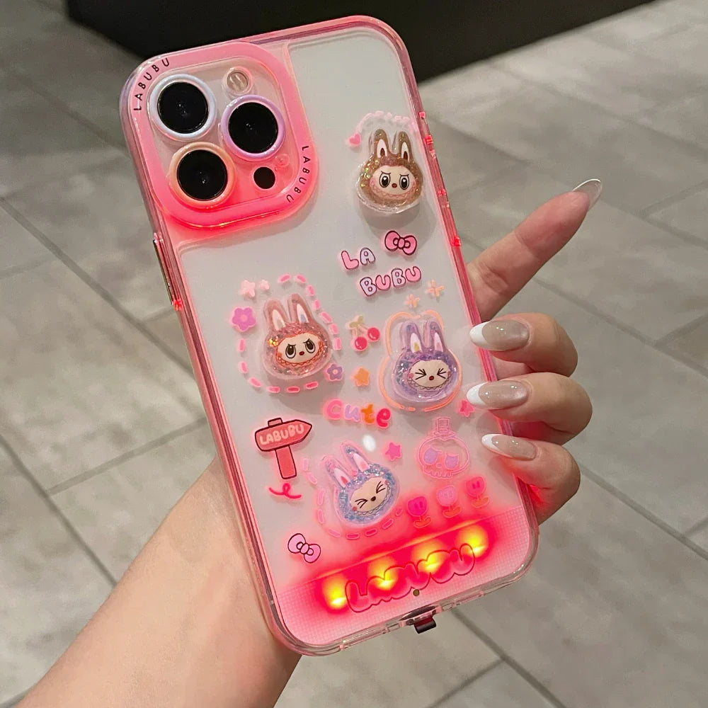 Labubu LED Glow iPhone Case