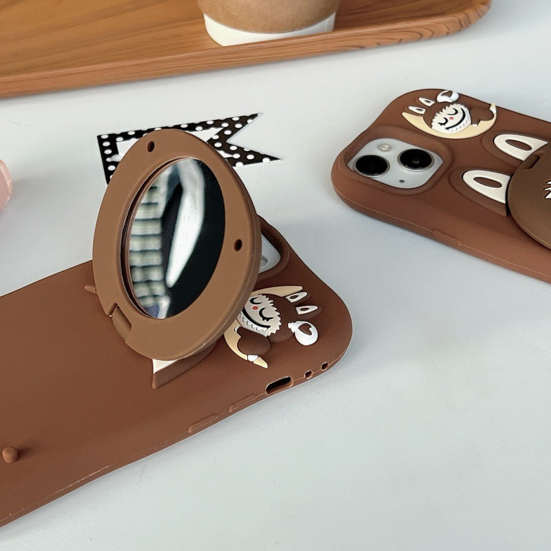 Shockproof iPhone Case with Mirror Mount