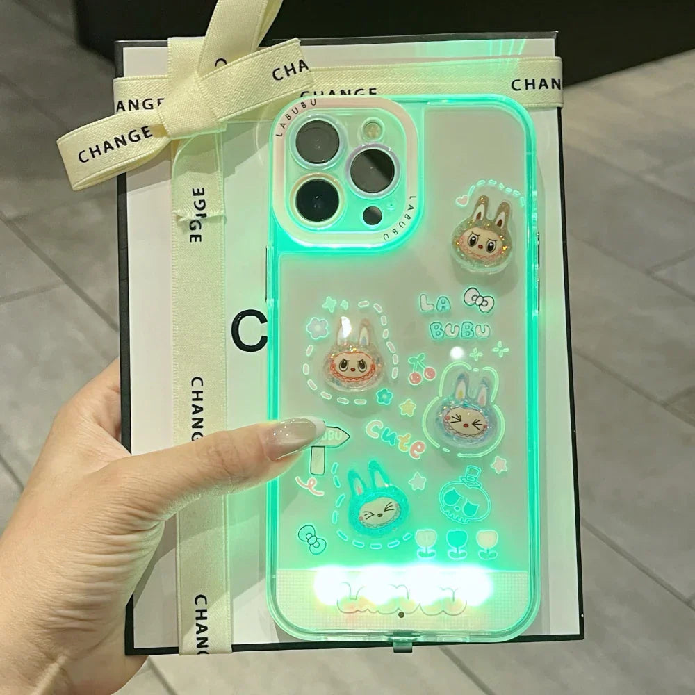 Labubu LED Glow iPhone Case