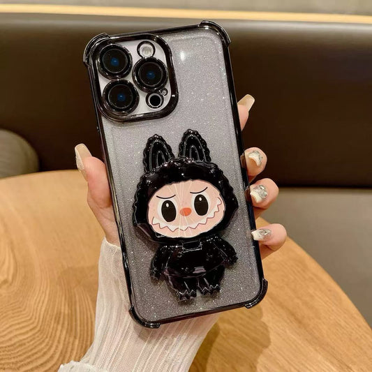 Fluffy Labubu 3D iPhone Case – Cute & Protective