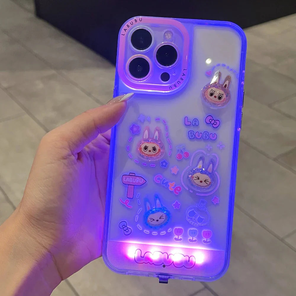 Labubu LED Glow iPhone Case
